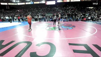 4A 144 lbs Champ. Round 1 - Nathan Gugelman II, American Falls vs Jeffrey Badillo Avila, Teton