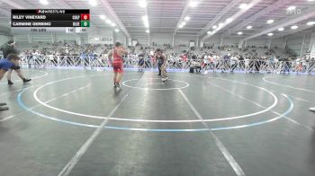 195 lbs Rr Rnd 2 - Riley Vineyard, Culpepper Legends vs Carmine Gerbino, Blue Wave