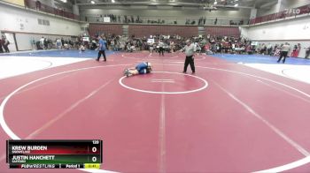 120 lbs Cons. Round 4 - Krew Burden, Snowflake vs Justin Hanchett, Safford