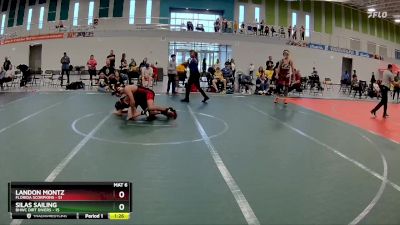 140 lbs Round 5 (6 Team) - Silas Sailing, BHWC Dirt Divers vs Landon Montz, Florida Scorpions