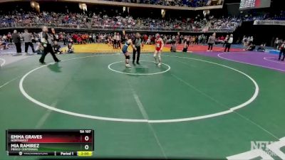 5A 107 lbs Semifinal - Emma Graves, Northwest vs Mia Ramirez, Frisco Centennial