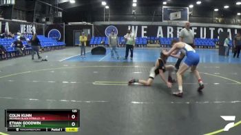 125 lbs Round 5 (8 Team) - Colin Kuhn, Michigan Black Pitbulls vs Ethan Goodwin, 42 North