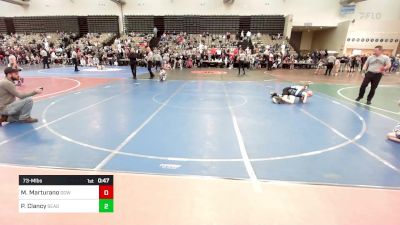 73-M lbs Round Of 32 - Mickey Marturano, Downingtown vs Parker Clancy, Seagull Wrestling Club