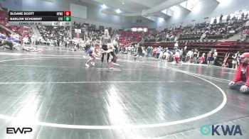 40 lbs Consi Of 8 #2 - Sloane Scott, Hilldale Youth Wrestling Club vs Barlow Schubert, Chandler Takedown Club