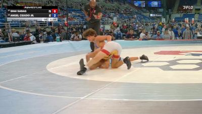 132 lbs Semis - Shai Sabag, PA vs Angel Cejudo Jr., AZ
