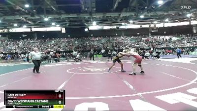 113 lbs Champ. Round 1 - David Weismann Castaneda, Forest Grove vs Sam Vessey, Redmond