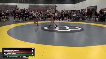 70 lbs Round 1 (8 Team) - Landon Edwards, Team Missouri vs Maximus Sako, West Shore Wrestling Club