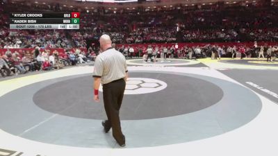 175 lbs Semis - Kyler Crooks, Graham Local vs Kaden Bish, Mohawk