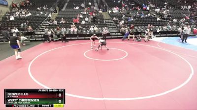 123 lbs Semifinal - Denver Ellis, Box Elder vs Wyatt Christensen, Syracuse High School