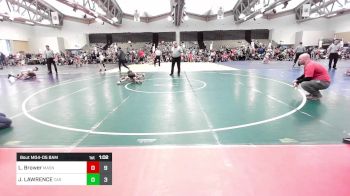 65 lbs Rr Rnd 5 - Lincoln Brower, Mat Assassins White vs JULIAN LAWRENCE, Cali Red