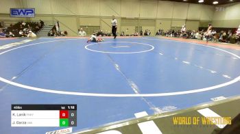 40 lbs Rr Rnd 3 - Knox Lanik, Funky Singlets vs Jayden Garza, LWA 9U