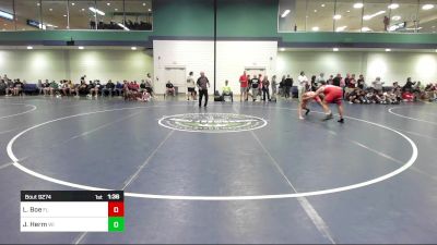 157 lbs Round Of 16 - Lucas Boe, FL vs Jacob Herm, WI