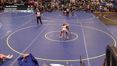 126 lbs Champ. Round 2 - Miles Torres, Southwestern vs Brayden Kirst, Amherst