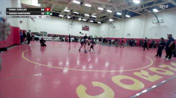 140 lbs Champ. Round 3 - Ivana Cuellar, Downey vs Sarah Harthorn, Golden Valley (Bakersfield)