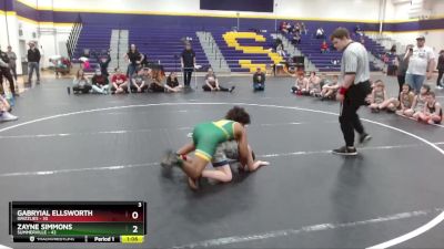 115 lbs Round 1 (6 Team) - Zayne Simmons, Summerville vs Gabryial Ellsworth, Grizzlies