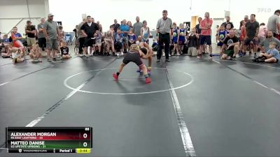 88 lbs Round 1 (4 Team) - Alexander Morgan, PA East Lightning vs Matteo Danise, U2 Upstate Uprising