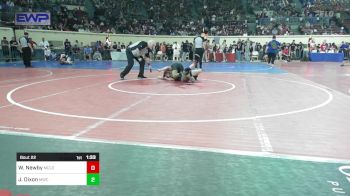 110 lbs Round Of 64 - William Newby, McLoud vs Jordan Dixon, Midwest City Bombers