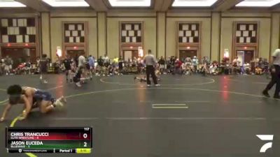 117 lbs Round 1 (6 Team) - Jason Euceda, BlueWave vs CHRIS TRANCUCCI, Elite Wrestling