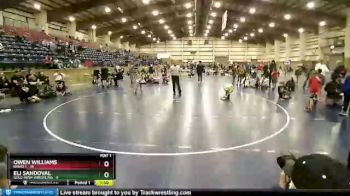 67 lbs Semis & Wb (16 Team) - Eli Sandoval, Gold Rush Wrestling vs Owen Williams, Idaho 1