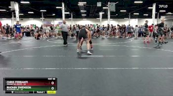 165 lbs Round 4 (6 Team) - Rhonin Swenson, Outsiders WC vs Chris Ferranti, Savage WA White