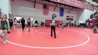 HS 120 lbs Champ. Round 2 - Ava Belvin, SHAWNEE vs Tiana Fox, CACHE