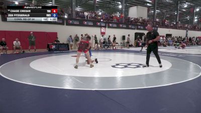 65 kg Cons. Rd Of 64 - Chase Creque, Yellowjackets Wrestling Club vs Zeb Fitzgerald, Viking Wrestling Club (IA)