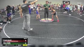 67 lbs Round 3 - Tyjae Ehlke, Mighty Warriors Wrestling Acad vs Milo Sligh, Cane Bay Cobras