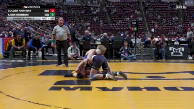 139 lbs Quarterfinal - Collier Hartman, Canon-McMillan vs Aiden Herndon, Cedar Cliff