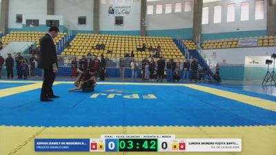 LORENA MORENO FUZITA BAPTISTA vs SOPHIA ISABELY DE MEDEIROS RODRI 2026 FPJJ Campeonato Paulista Sem Kimono