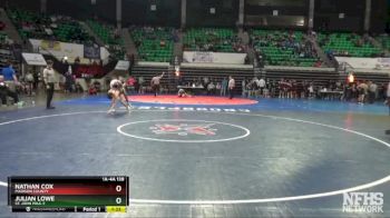 1A-4A 138 Semifinal - Nathan Cox, Madison County vs Julian Lowe, St. John Paul II