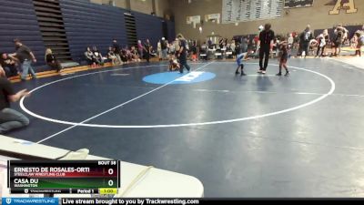 53 lbs Cons. Round 1 - Ernesto De Rosales-Ortiz, Steelclaw Wrestling Club vs Casa Du, Washington