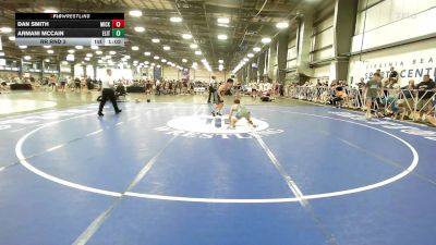 138 lbs Rr Rnd 3 - Dan Smith, Micky's Maniacs White vs Armani McCain, Elite NJ Boys Black