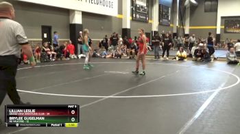 120 lbs Round 2 (4 Team) - Lillian Leslie, Grand View Wrestling Club vs Brylee Gugelman, NE Valkyrie