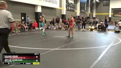 120 lbs Round 2 (4 Team) - Lillian Leslie, Grand View Wrestling Club vs Brylee Gugelman, NE Valkyrie