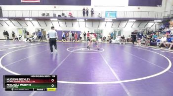 126 lbs Quarterfinal - Mitchell Murphy, Unaffiliated vs Hudson Beckley, Broken Arrow Wrestling Club