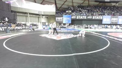 Girls 3A 120 lbs Champ. Round 1 - Catelyn Alys Rosa, Federal Way (Girls) vs Lily Robles, Peninsula (Girls)