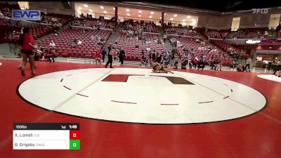 155 lbs Rr Rnd 3 - Alejandra Lomeli, Tulsa Union Girls vs Brooklyn Grigsby, Owasso Girls HS