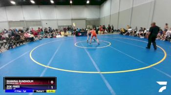 152 lbs Round 1 (8 Team) - Shawna Sundholm, Michigan Red vs Zoe Fries, Idaho