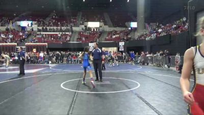 90 lbs Cons. Semi - Sophia Garza, Ascend Wrestling Academy vs Lillian Rothwell, Stillwater Gladiators