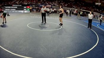 D 1 157 lbs Quarterfinal - Cayden Richard, Acadiana vs Brody Cowen, Baton Rouge