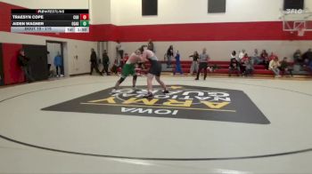 215 lbs Champ. Round 1 - Traesyn Cope, Clarion-Goldfield-Dows vs Aiden Wagner, Osage