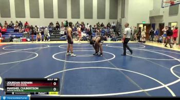 220 lbs Champ. Round 2 - Jourdan Godwin, McAdory High School vs Marshel Culbertson, Smiths Station Hs