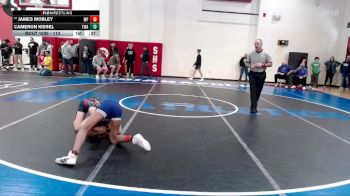 113 lbs Champ. Round 1 - James Mobley, Merrillville Pirates vs Cameron Kissel, Trojan Wrestling Academy