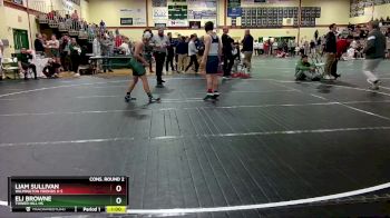 113 lbs Cons. Round 2 - Eli Browne, Tower Hill Hs vs Liam Sullivan, Wilmington Friends H S