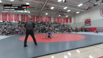 126 lbs Cons. Round 2 - Hunter Hoerr, Cedaredge vs Lorenzo Arellano, Fort Lupton