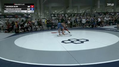 61 kg Quarters - Jackson Blum, Indiana RTC vs Nicholas Sorrow, Simmons Academy Of Wrestling