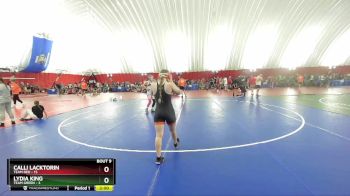 120 lbs Round 3 (6 Team) - Lydia King, Team Green vs Calli Lacktorin, Team Red