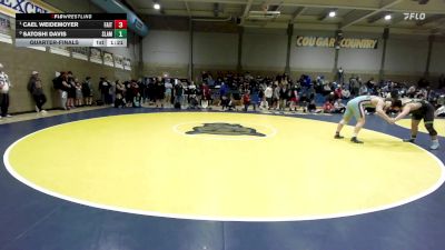218 lbs Quarterfinal - Cael Weidemoyer, Faith Christian (PA) vs Satoshi Davis, SLAM Academy (NV)