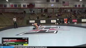 184 lbs Quarterfinal - Luke Mcgonigal, Mercyhurst vs Martin Verhaeghe, Fort Hays State