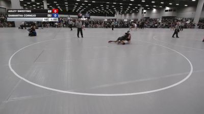 115 lbs Champ. Rd Of 64 - Samantha Cornejo, California vs Adley Sweeting, DC Elite Wrestling